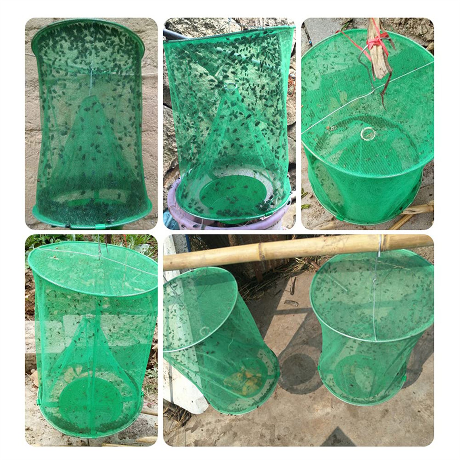 Gardening Tools Must Haves - 2pcs Hanging Fly Trap Cage Garden