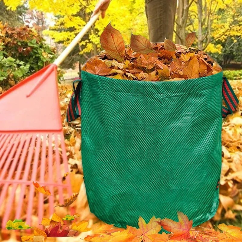 Gardening Tools Equipment - Heavy-duty reusable garden waste bags, garden