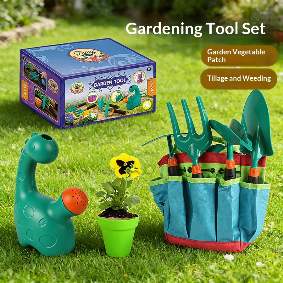 Funny Kids Garden Tool Set Gar - Gardening Tools Girly のレビューと価格