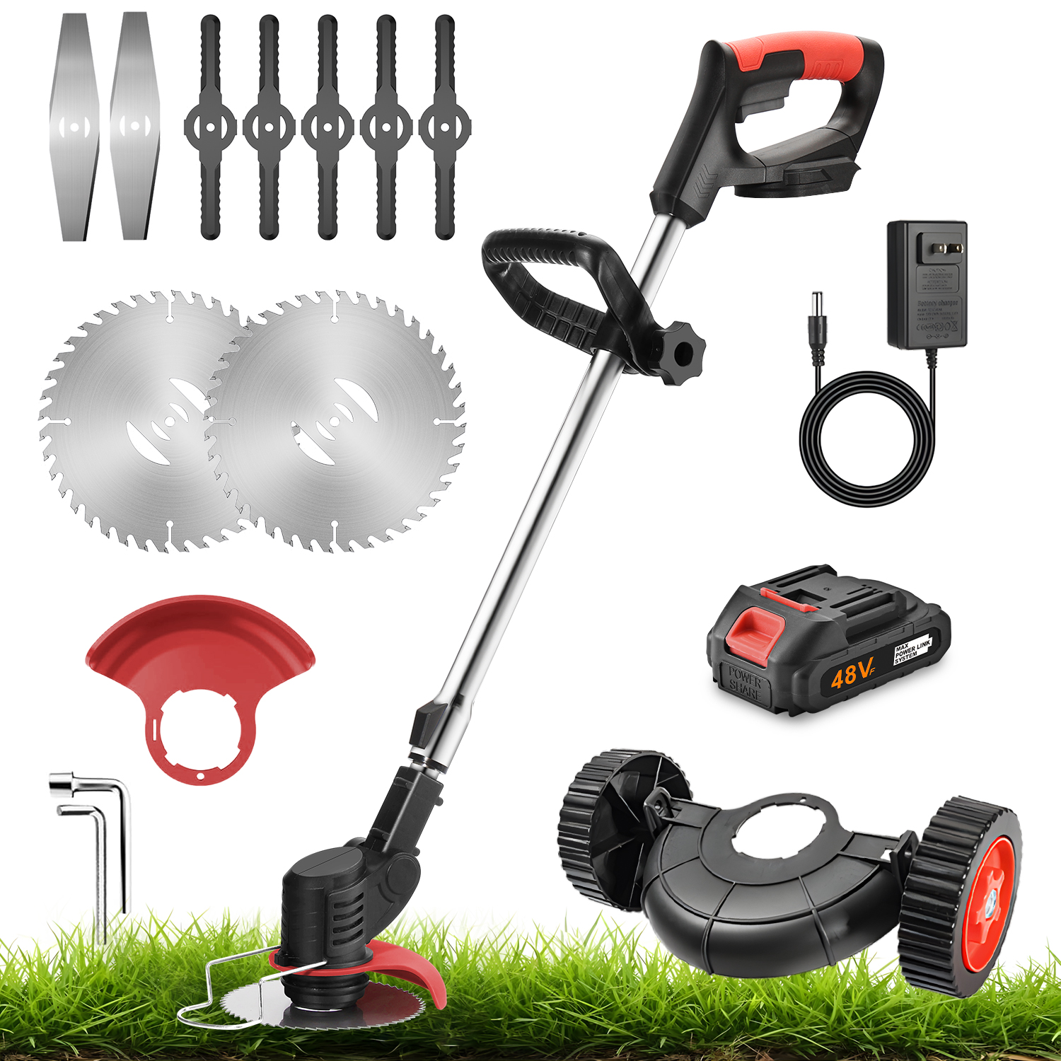 Lithium Electric Grass Trimmer - Gardening Tools Lawn Mower のレビューと価格