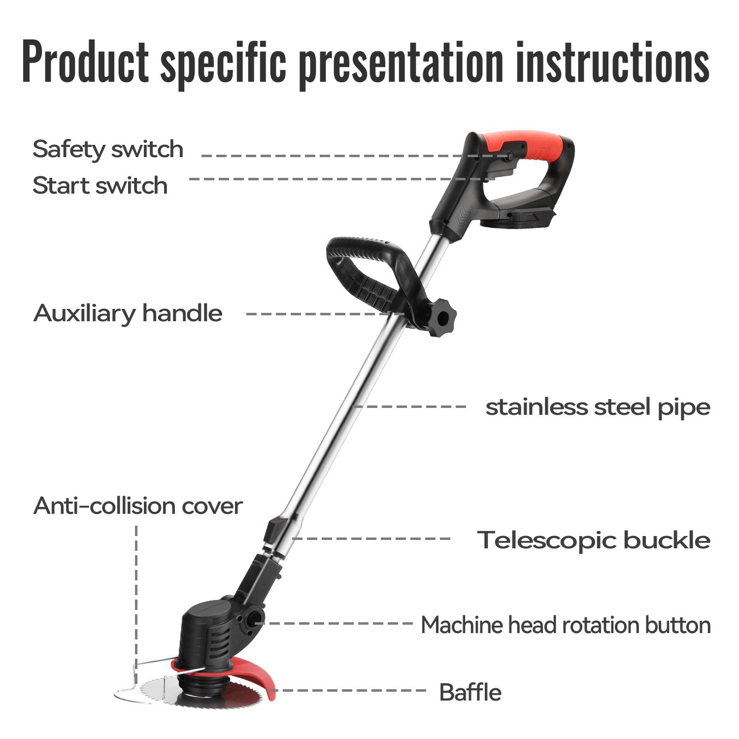 Lithium Electric Grass Trimmer - Gardening Tools Lawn Mower のレビューと価格