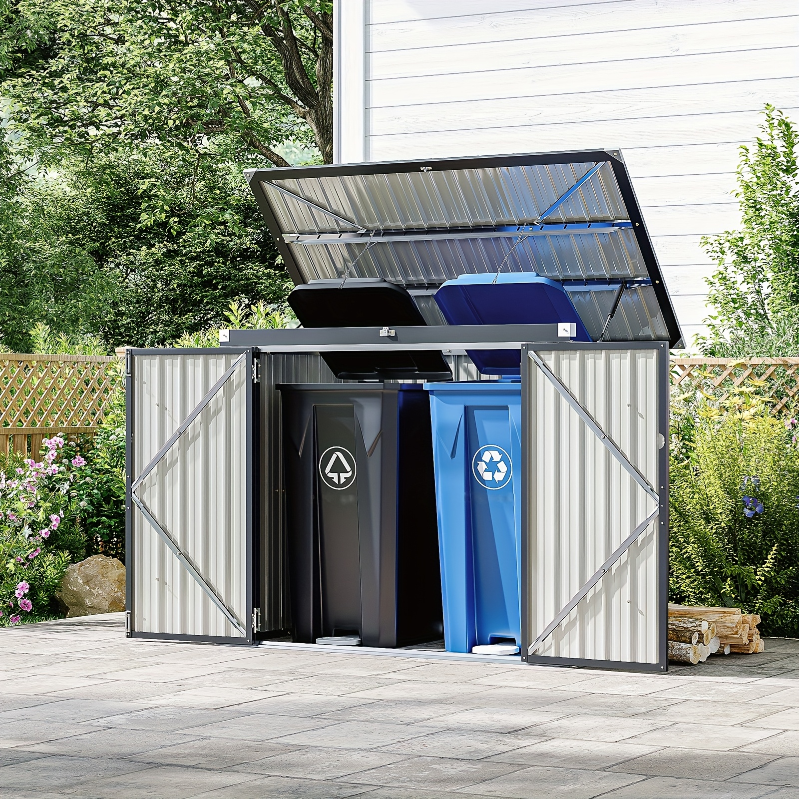 Nordivale Outdoor Trash Can St - Gardening Tools Lawn Mower のレビューと価格