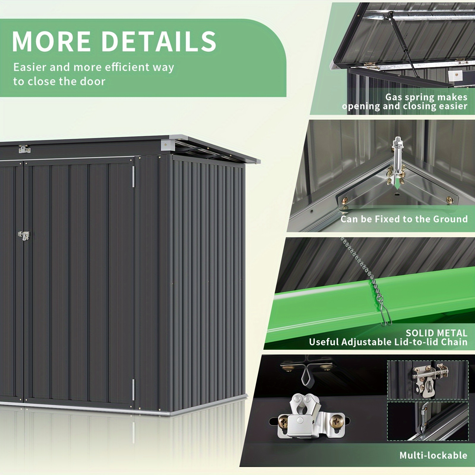 Nordivale Outdoor Trash Can St - Gardening Tools Lawn Mower のレビューと価格