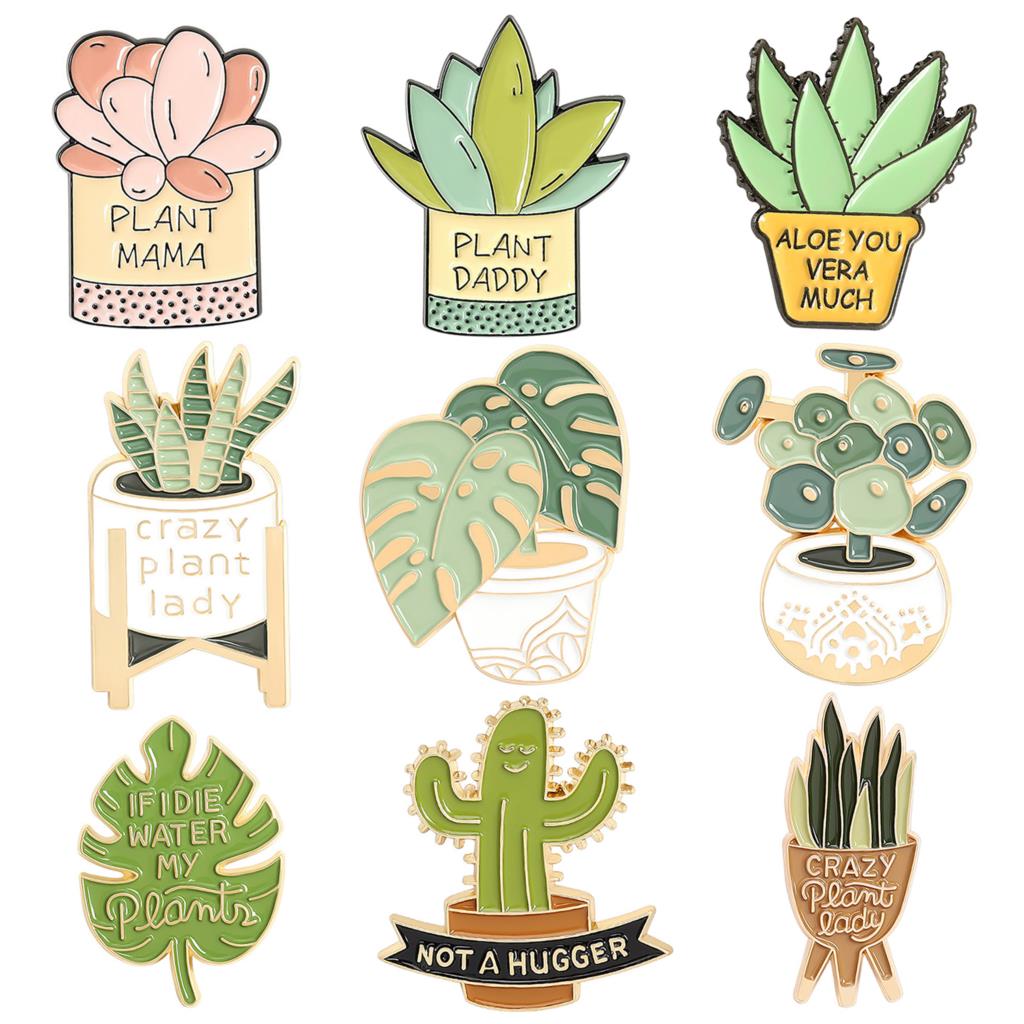 Potted Plant Brooch Monstera A - Gardening Tools Cute のレビューと価格