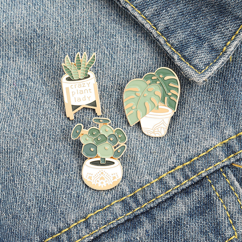 Potted Plant Brooch Monstera A - Gardening Tools Cute のレビューと価格