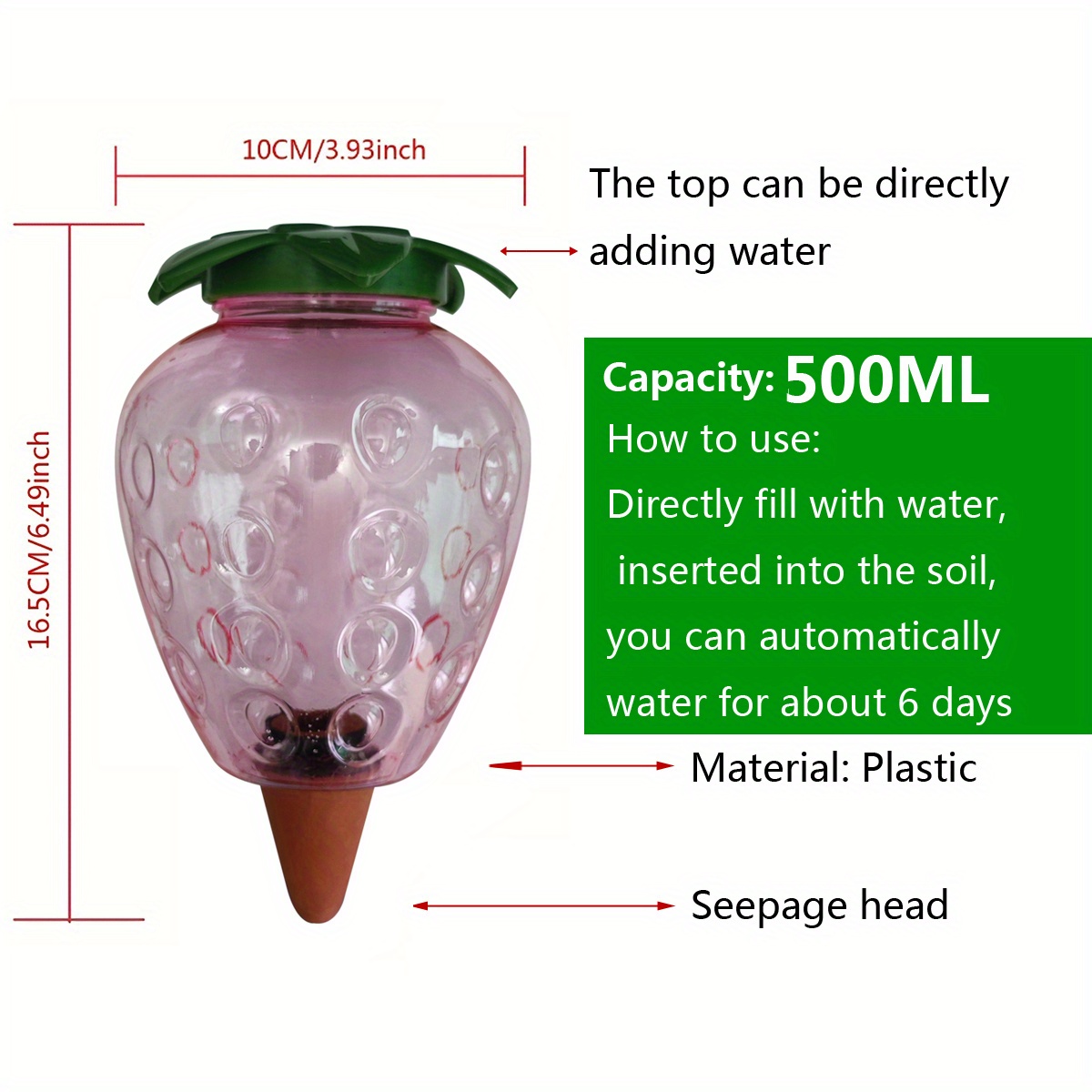 2 Pcs Automatic Watering Tool  - Gardening Tools Equipment のレビューと価格