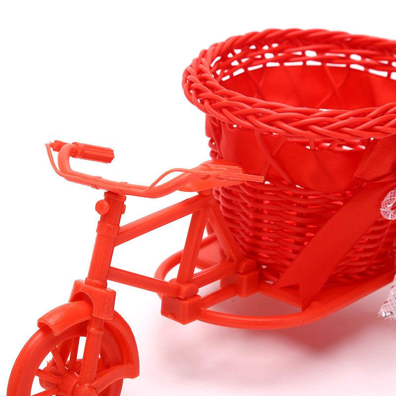 1Pc Rattan Bicycle Flower Bask - Gardening Tools Cute のレビューと価格