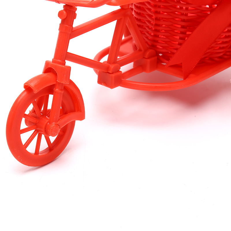 1Pc Rattan Bicycle Flower Bask - Gardening Tools Cute のレビューと価格