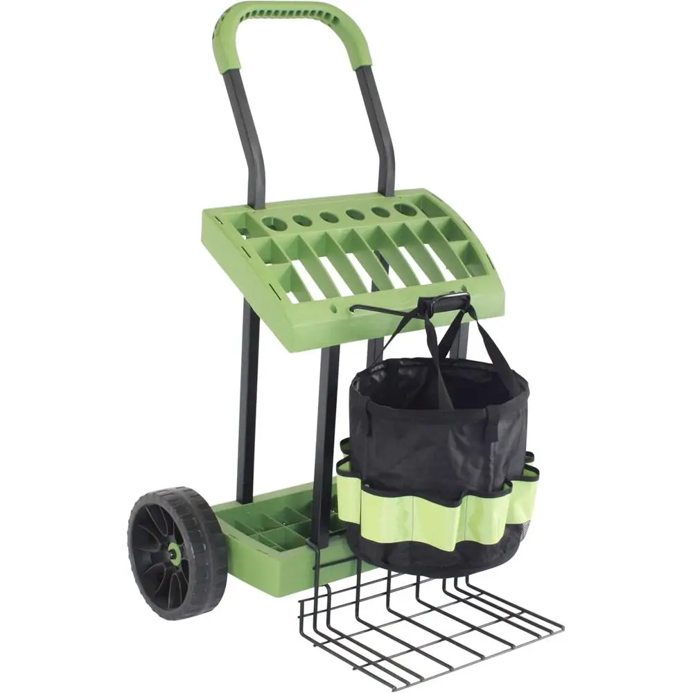 Garden Tool Cart with Tote, Wh - Gardening Tools Made In Usa のレビューと価格