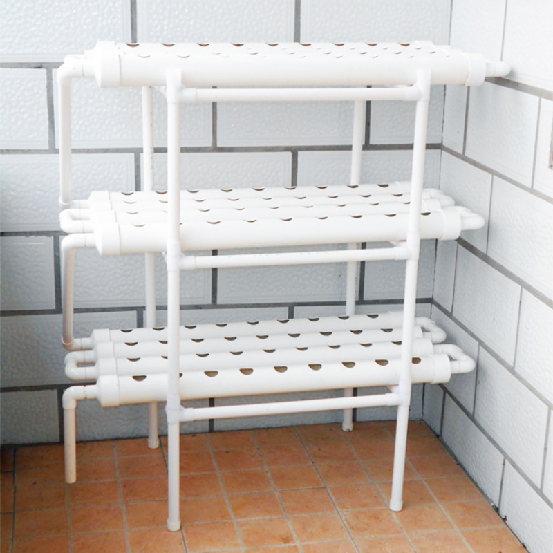 3 Tier PVC Pipe Hydroponics Gr - Hydroponic System のレビューと価格