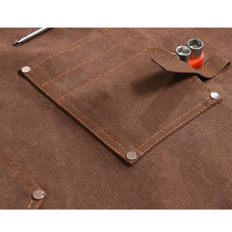 Canvas Apron With Printed Logo - Gardening Tools Logo のレビューと価格