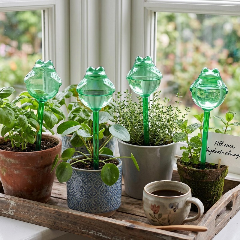 Plastic Cute Frog Watering Dev - Gardening Tools Cute のレビューと価格
