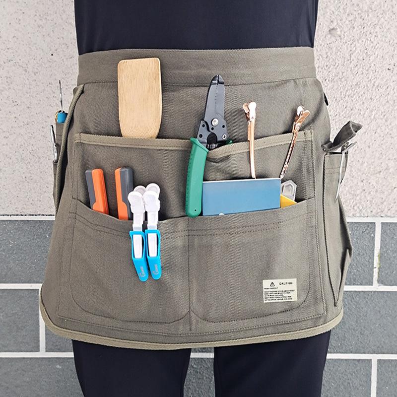 Half Body Apron With Printed L - Gardening Tools Logo のレビューと価格