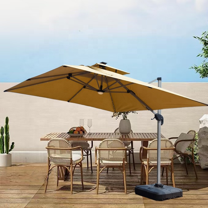 L  Big Size Cantilever Parasol - Gardening Tools Logo のレビューと価格