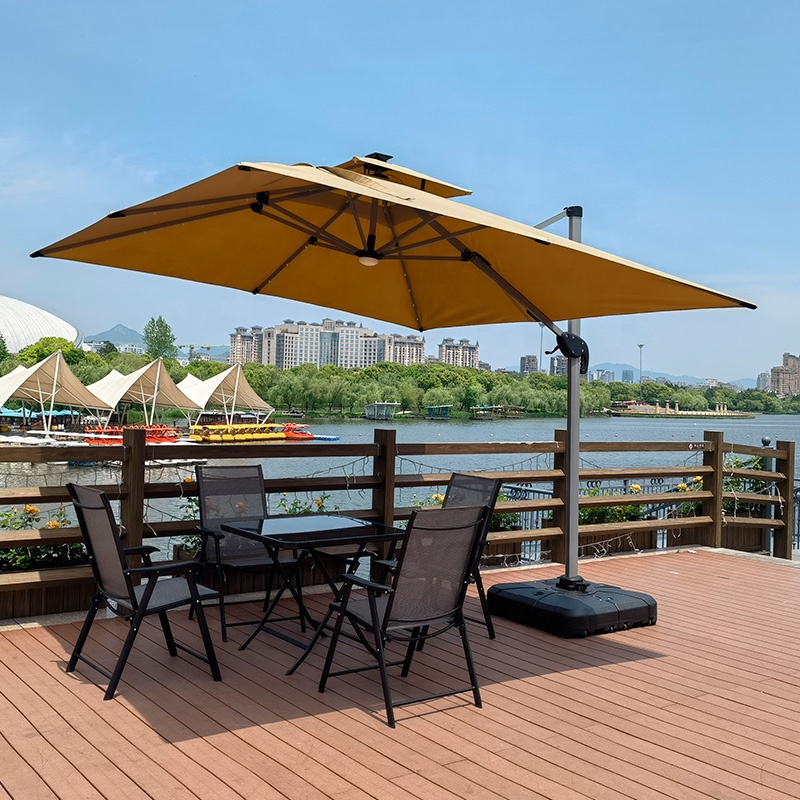 L  Big Size Cantilever Parasol - Gardening Tools Logo のレビューと価格