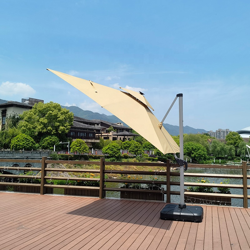 L  Big Size Cantilever Parasol - Gardening Tools Logo のレビューと価格