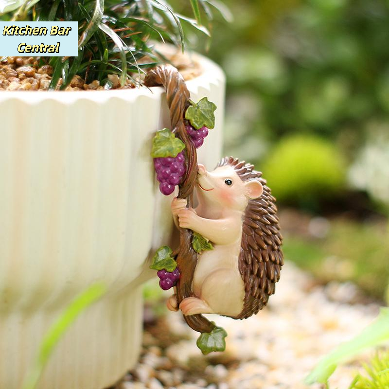 【Cute Climbing Hedgehog Figuri - Gardening Tools Cute のレビューと価格