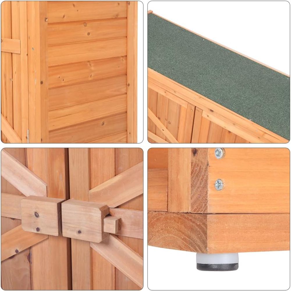 Extra Large Outdoor Wooden Sto - Gardening Tools Equipment のレビューと価格