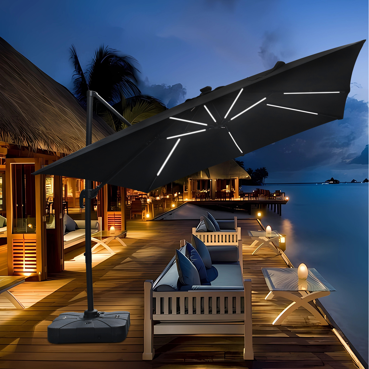 Custom Garden Roman Umbrella P - Gardening Tools Logo のレビューと価格