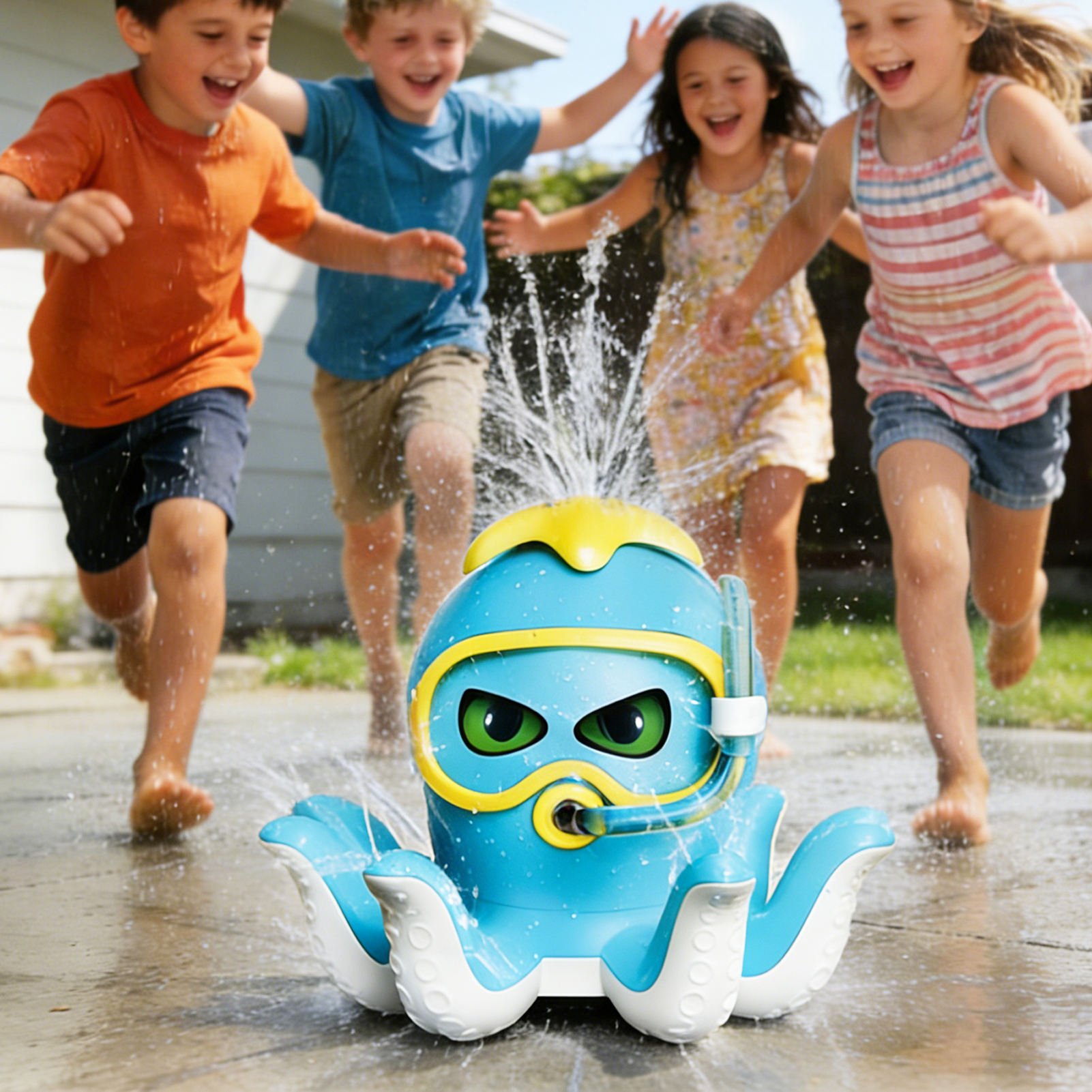 Water Sprinkler For Kids squid - Gardening Tools Girly のレビューと価格