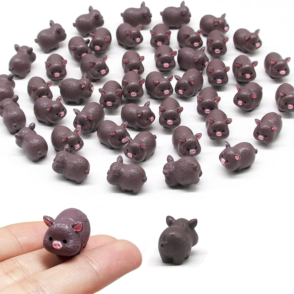 5/10pcs Cute Mini Resin Pigs M - Gardening Tools Cute のレビューと価格