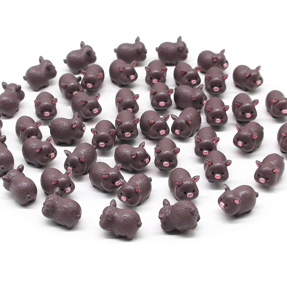 5/10pcs Cute Mini Resin Pigs M - Gardening Tools Cute のレビューと価格