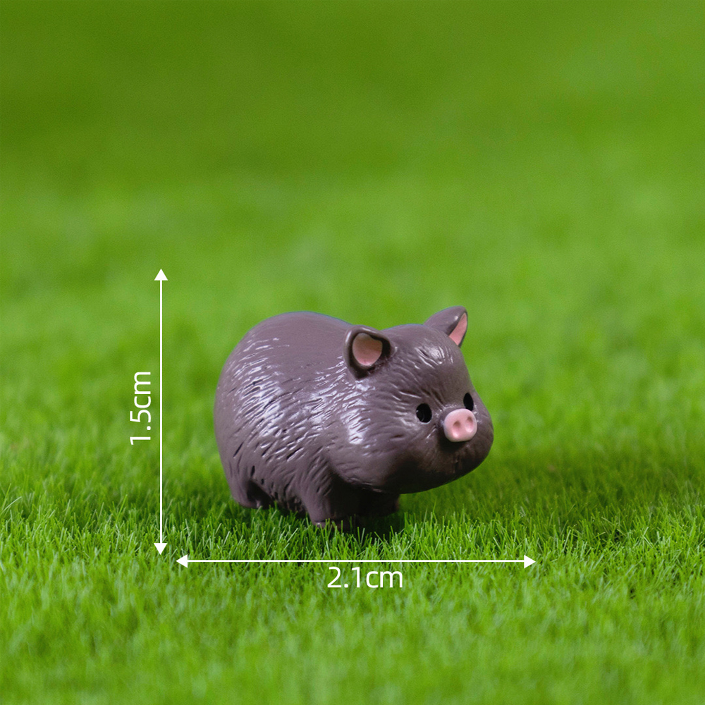 5/10pcs Cute Mini Resin Pigs M - Gardening Tools Cute のレビューと価格