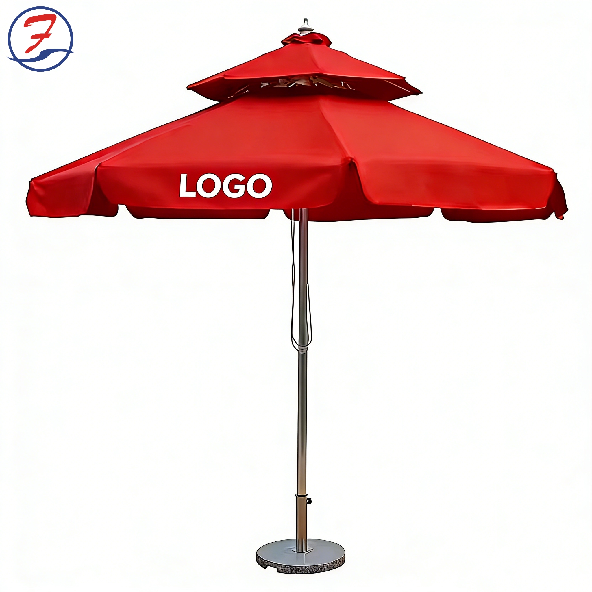 Custom Logo Patio Umbrella wit - Gardening Tools Logo のレビューと価格