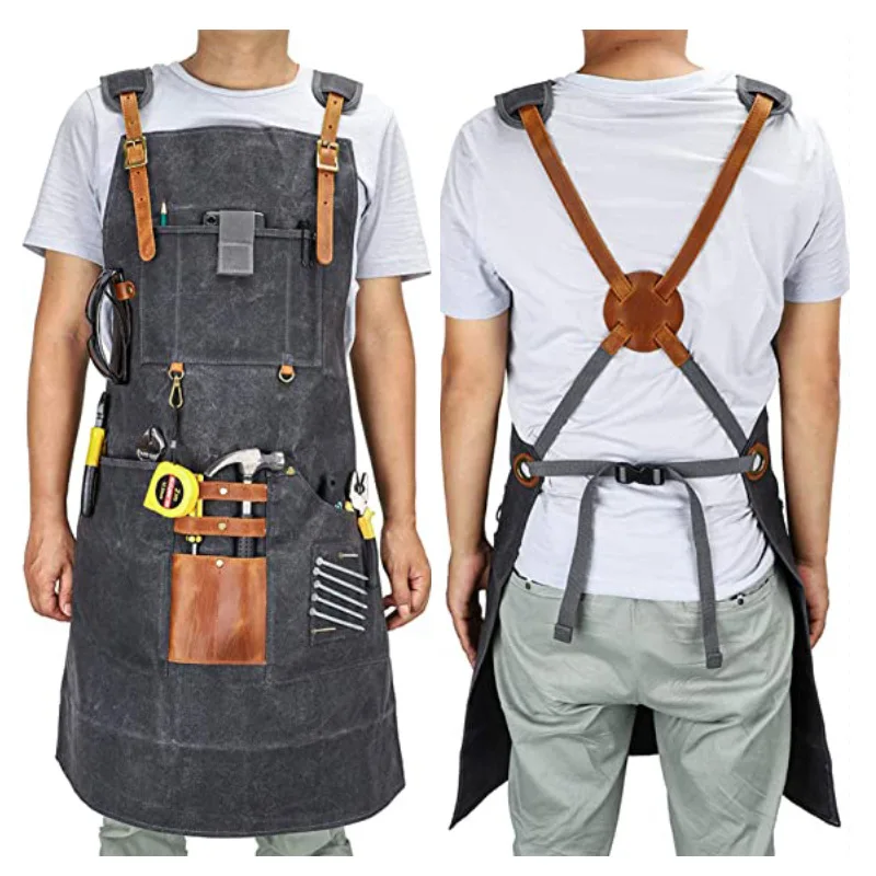 Canvas Apron Waterproof Tool A - Gardening Tools Logo のレビューと価格