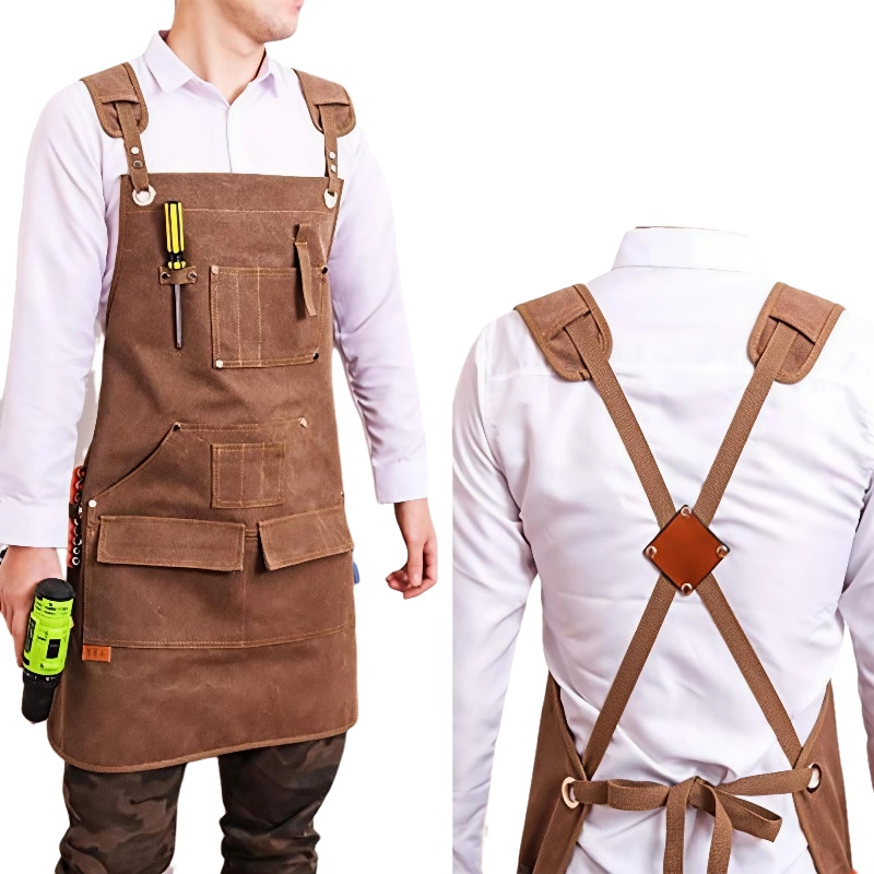 Heavy Duty Canvas Apron Custom - Gardening Tools Logo のレビューと価格