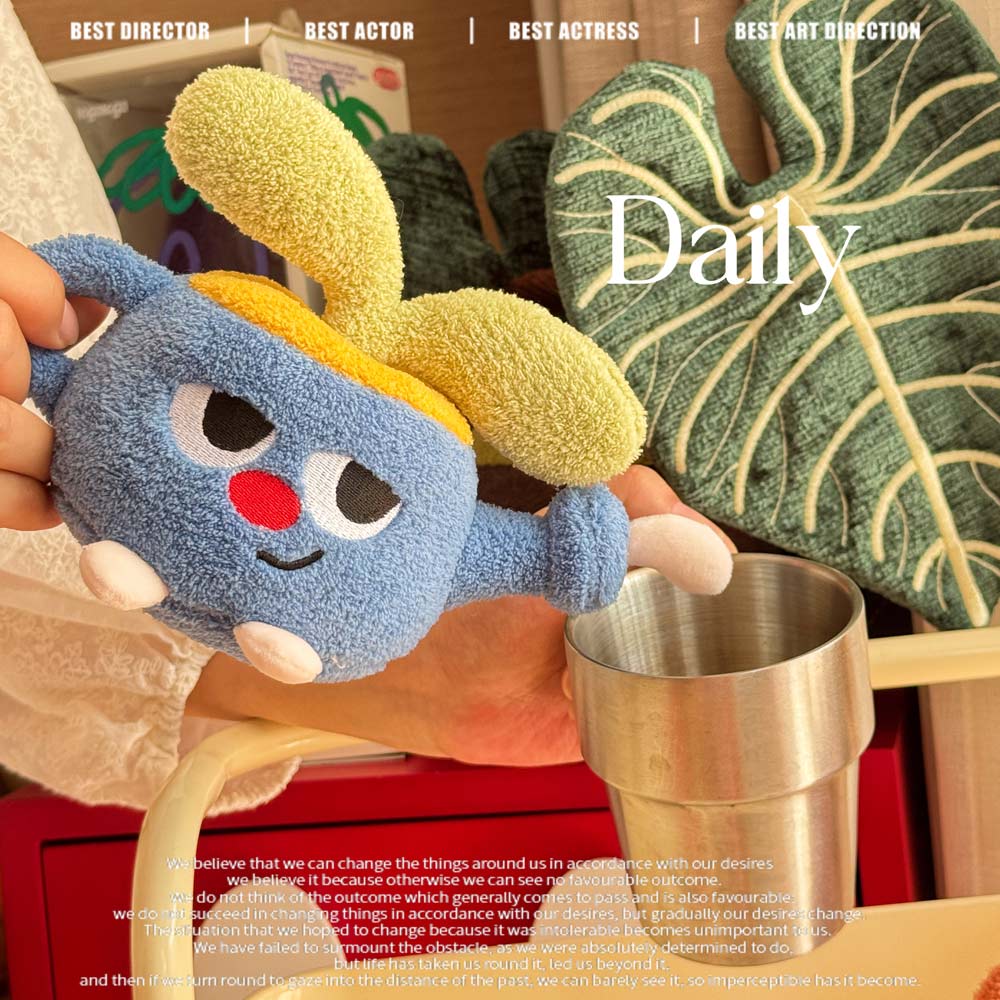 Cute Smiley Planter Plush Toy  - Gardening Tools Cute のレビューと価格