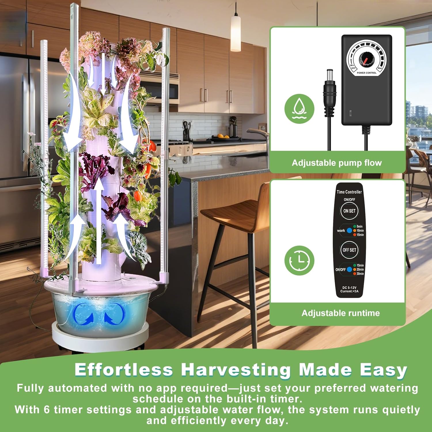 TSP-L9-36P-LED Eco-Friendly PP - Hydroponic System のレビューと価格