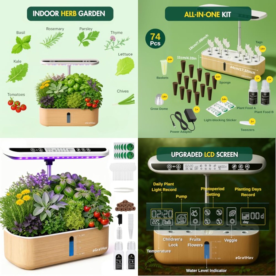 Hydroponics Growing System Kit - Hydroponic System のレビューと価格