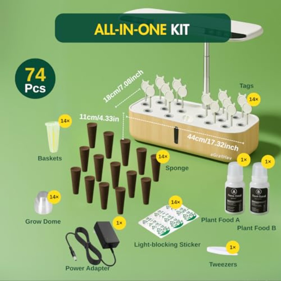 Hydroponics Growing System Kit - Hydroponic System のレビューと価格